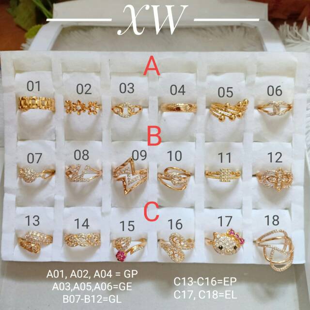 Cincin xuping gold C03041