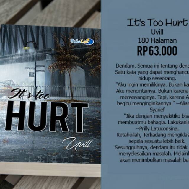 Novel Its too hurt
