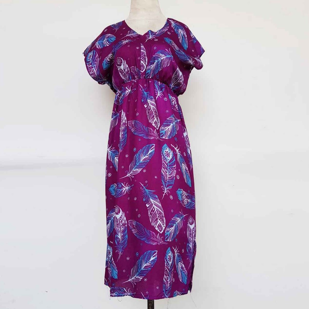 Daster Manohara Bali Bercak Cantika-Feather Magenta