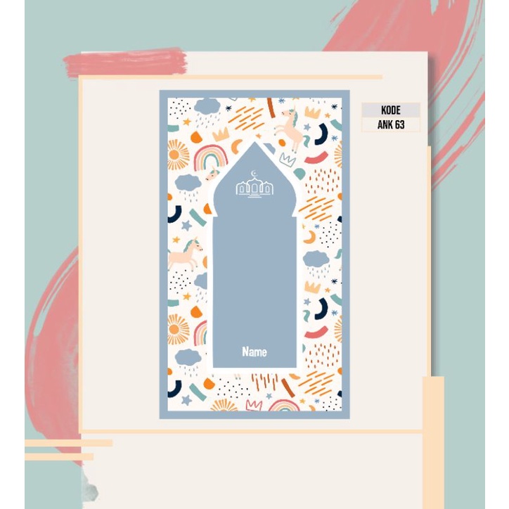 SAJADAH ANAK/SAJADAH NAMA/SAJADAH KARAKTER/SAJADAH LIPAT ANAK/SAJADAH TRAVEL /SAJADAH MOTIF