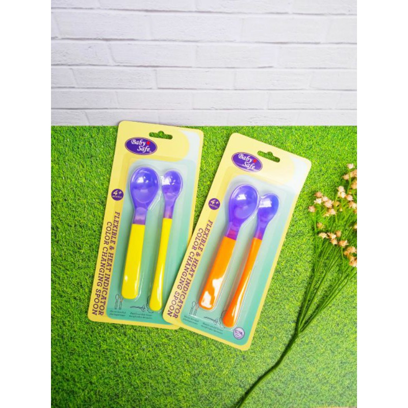 Sendok makan bayi Silikon / Baby Spoon Silicone babysafe / Sendok MPASI