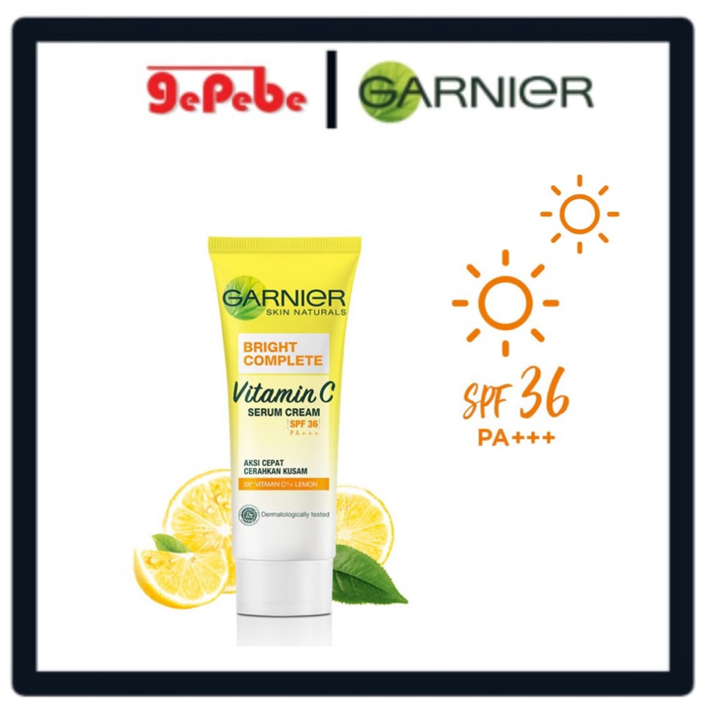 Garnier Bright Complete Vitamin C Serum Cream SPF 36 20ml