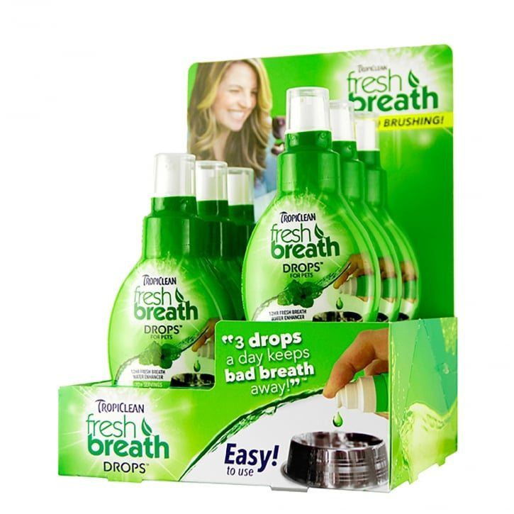 

TROPICLEAN Fresh Breath Drop untuk anjing dan kucing 65ml