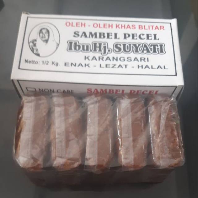 

Sambel pecel ibu Hj.Suyati karangsari Blitar [500gram]