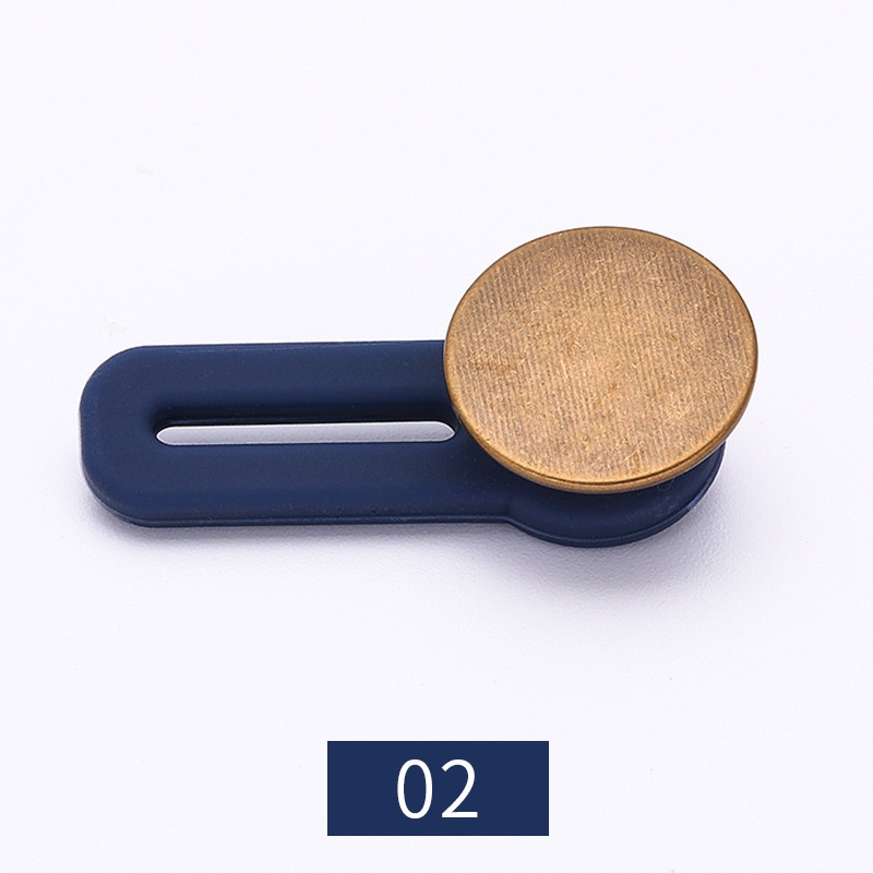 Ikat Pinggang Elastis Tanpa Paku Dengan Gesper Bulat Bahan Logam Gaya Vintage