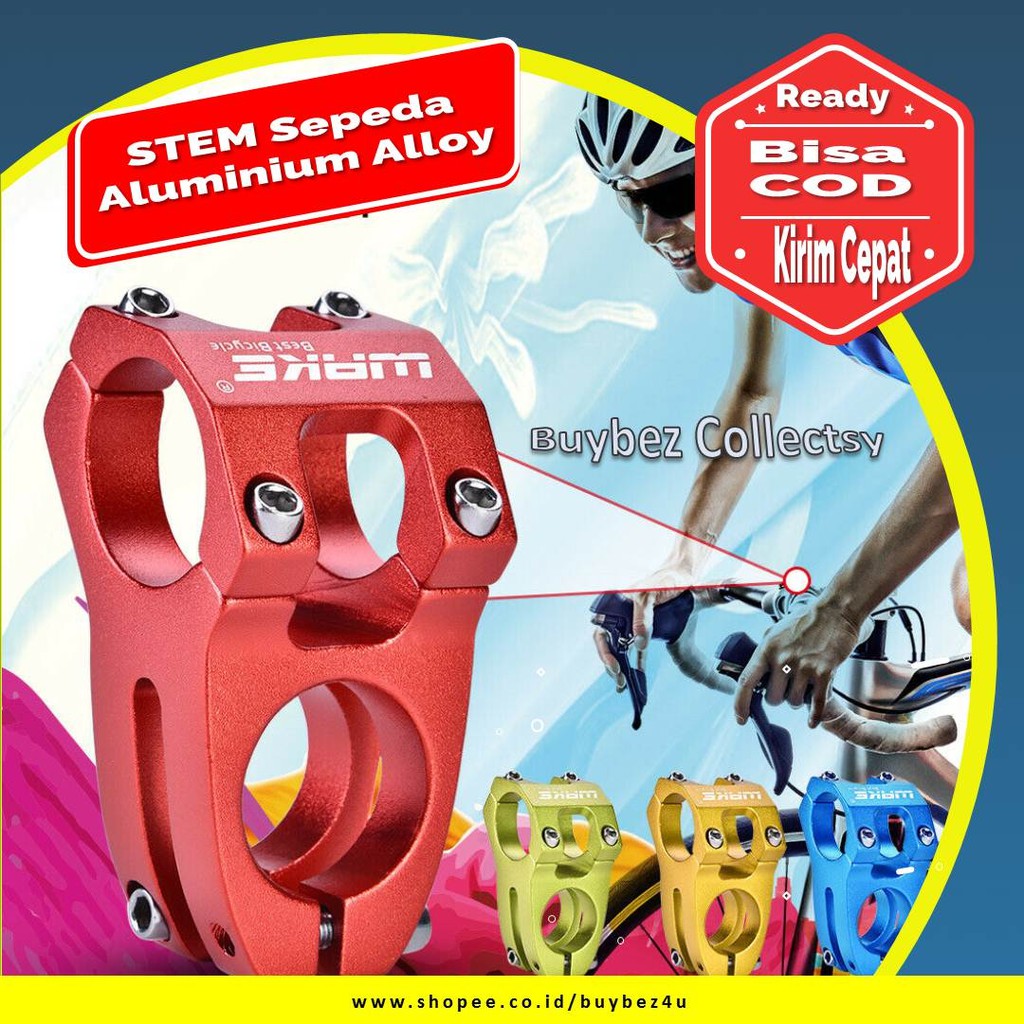 Stem Sepeda Wake Stem Road Bike MTB Oversize Alloy