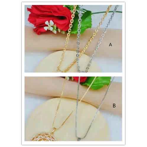 Kalung Xuping Mata Full Lapis Emas Perhiasan Fashion L36