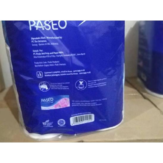 ❂ Tissue toilet Paseo 12 rolls 3 ply/ tissue bathroom paseo/tissue toilet paseo non embossed 12 roll