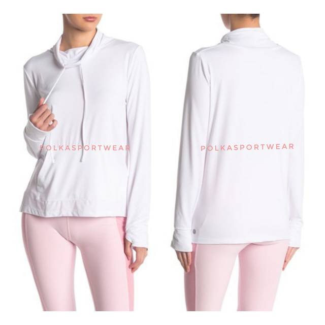 GOTTEX JACKET WHITE FUNNEL NECK