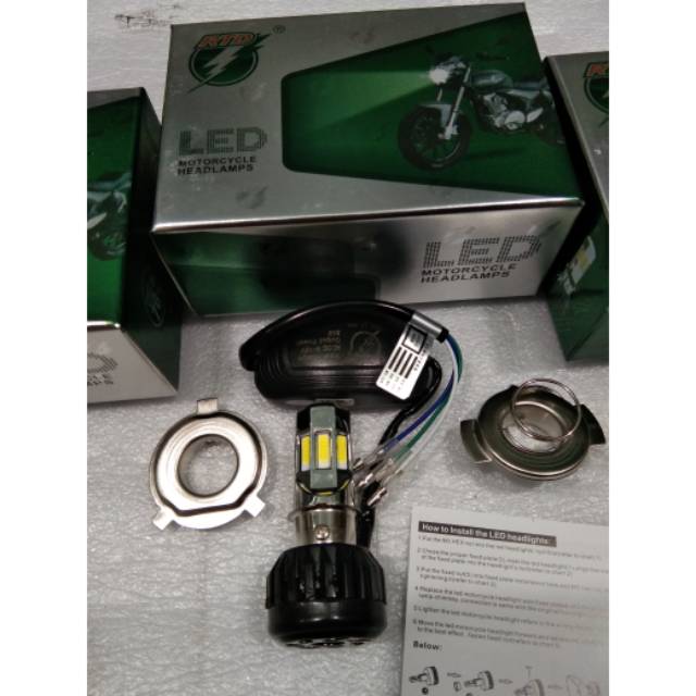 LAMPU LED RTD 6 SISI AC DC LAMPU RTD 6 SISI LAMPU LED RTD 6 LED RTD CB GL MP TIGER GL100 BEAT VARIO 
