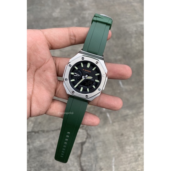 Jam Gshock GA2100 ORIGINAL Custom Bezel and Strap