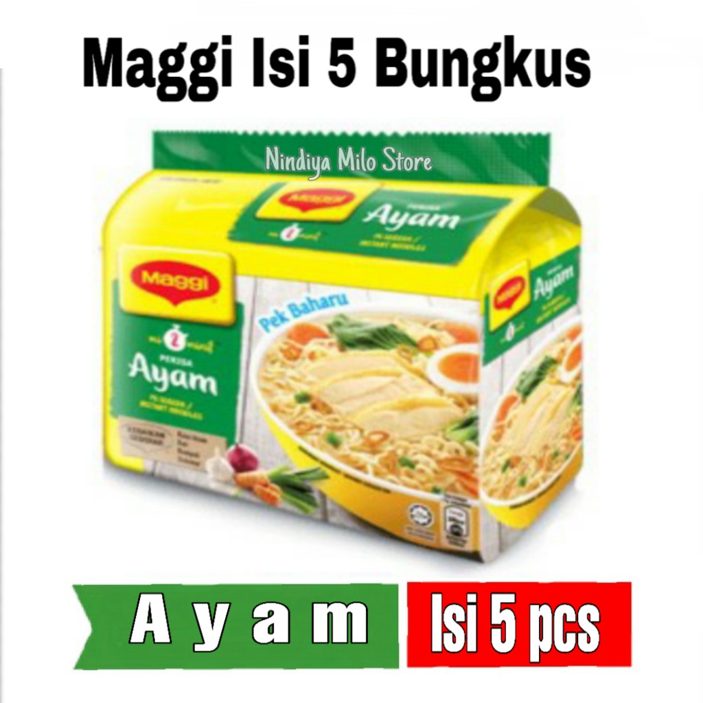 

Mie Maggi Malaysia Ayam 5 pcs