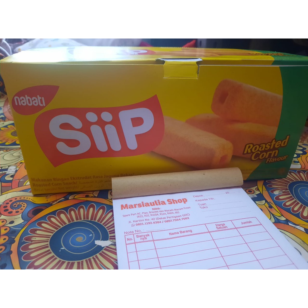 Nabati Siip Jagung Box (isi 20pcs) Nabati Sip Jagung 5g x 20pcs