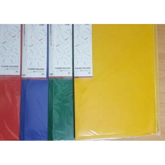 

➺ Clear Holder Folio 20 Lembar Folder one / Display Book 20 Lembar ♨