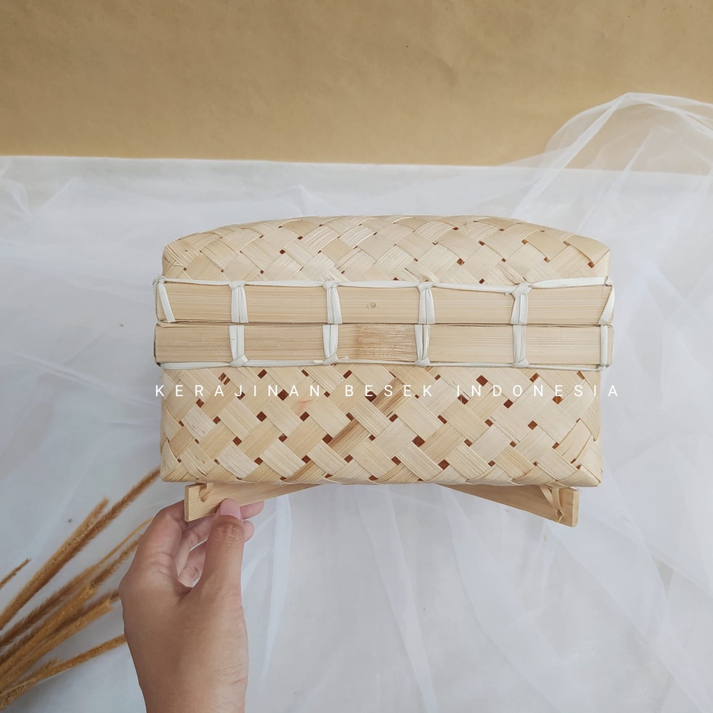 SOKASE KOTAK ROTI BLICING Sokase murah Besek hias unik Kotak hampers seserahan Hampers Hantaran
