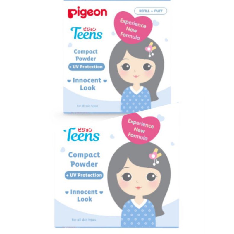 Pigeon Teens Two Way Cake Full + UV Protection 14gr