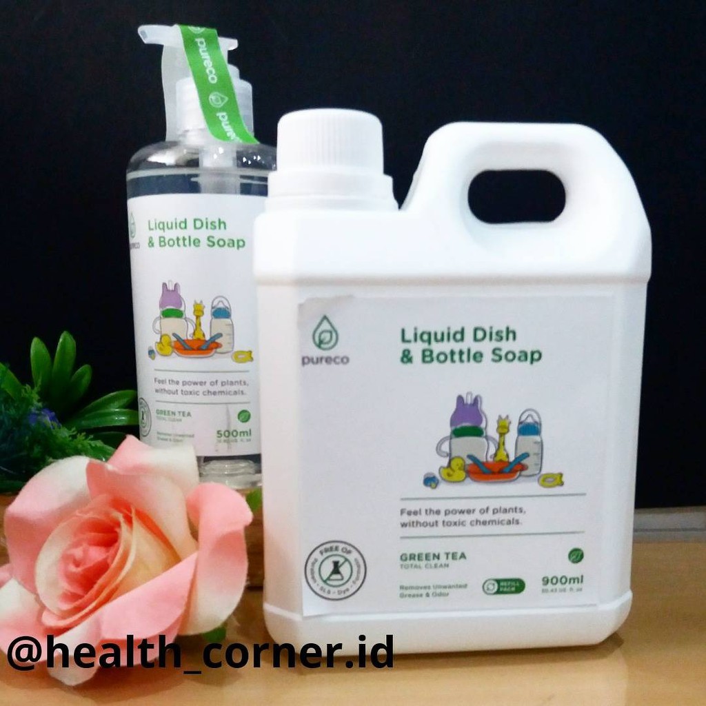 Pureco Liquid Dish &amp; Bottle Soap 900ml