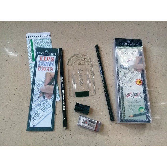 

pensil faber castell 2B paket ujian standar