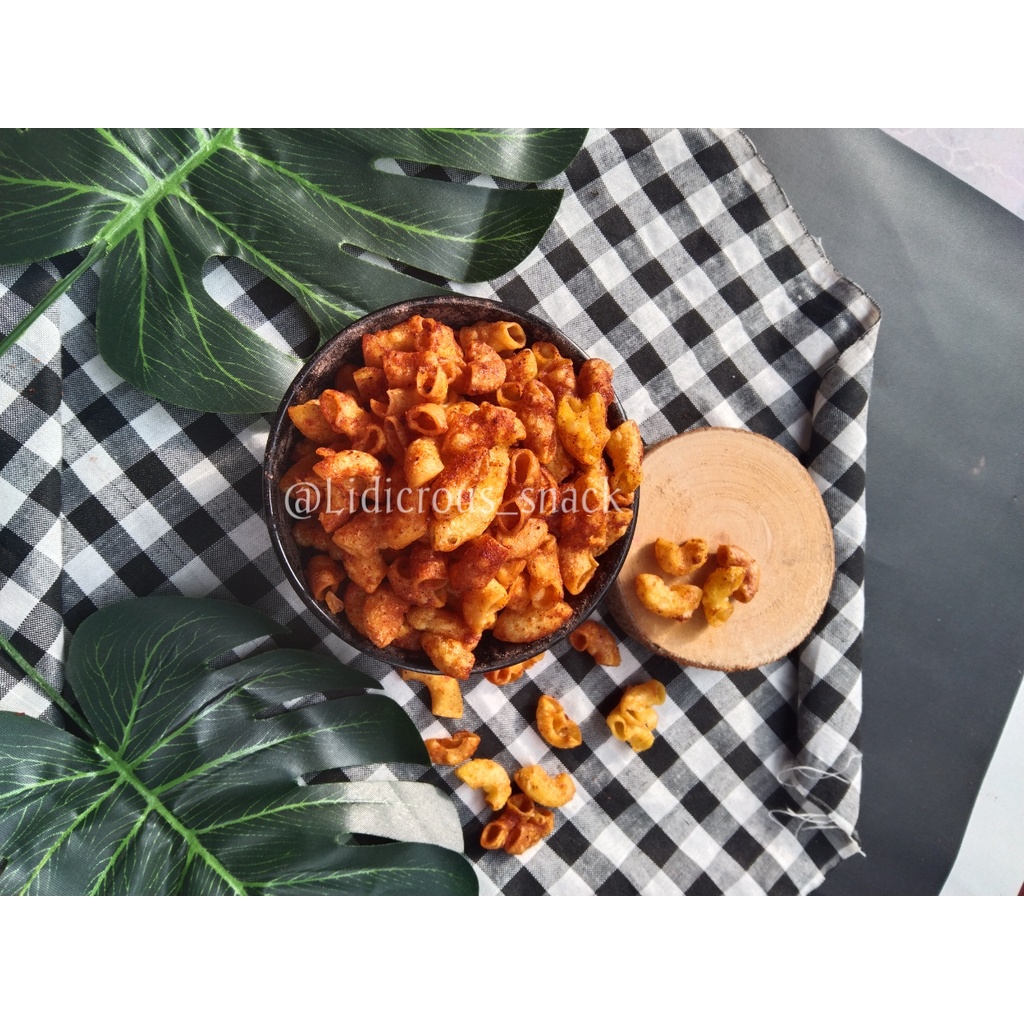 

MAKARONI MINI PEDAS ASIN Fresh Tanpa Bahan Pengawet dan Halal
