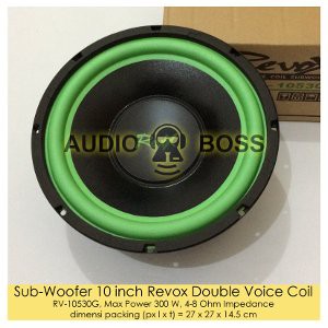 Subwoofer 10 inch Revox Double Voice Coil   Subwoofer Revox 10 inch Double Voice Coil
