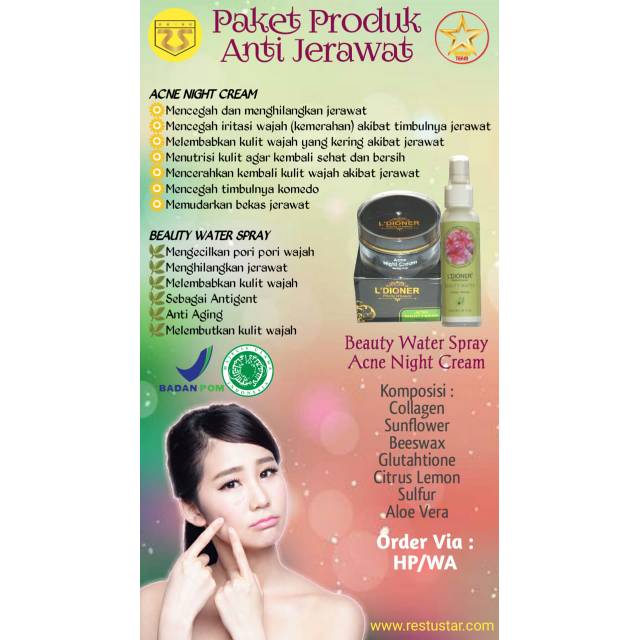 L'dioner Paket Produk Anti Jerawat