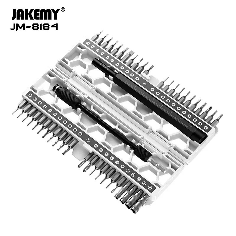 Jakemy JM-8184 47 in 1 Obeng Kembang 1.0 Presisi Magnetik CR-V Bit T1