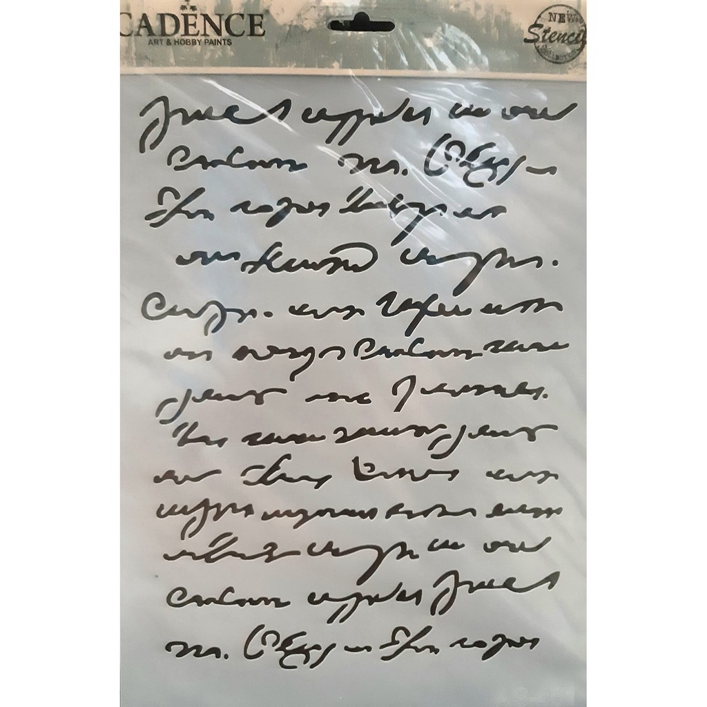 

Cadence Stencil Size 21x29cm - 11