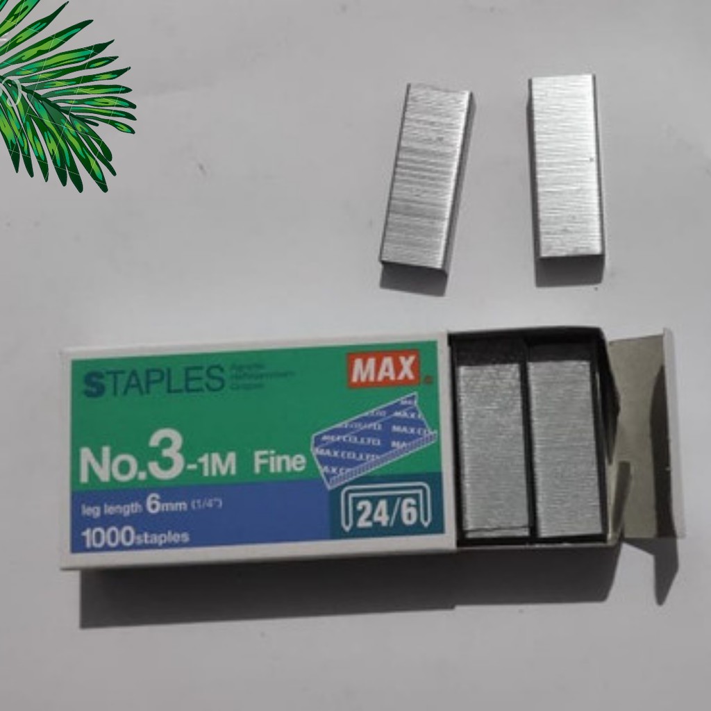 Isi staples max no. 3 - 1M 1 Box asli MAX