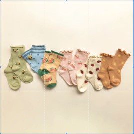 BOHOPANNA - RUFFLE SOCK &amp; BASIC SOCK THE OVERTEE - KAOS KAKI ANAK