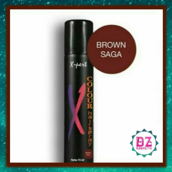 EXPERT HAIR SPRAY COLOR BROWN SAGA NON PERMANEN 75 ml