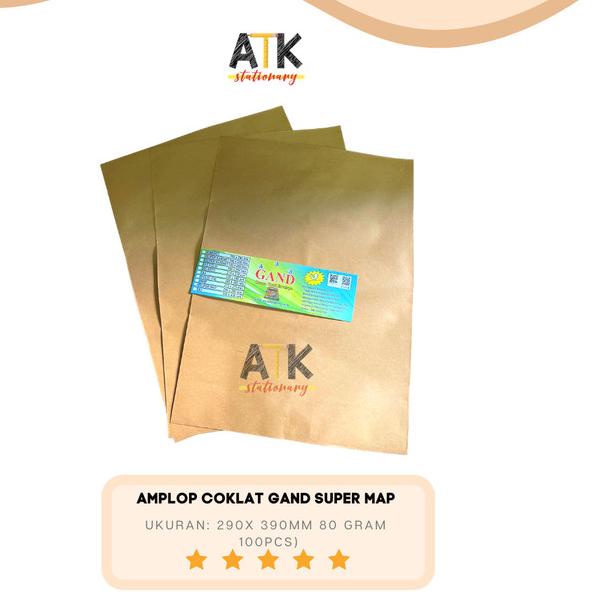 

✾ Amplop Coklat Super Map WPS atk ❄