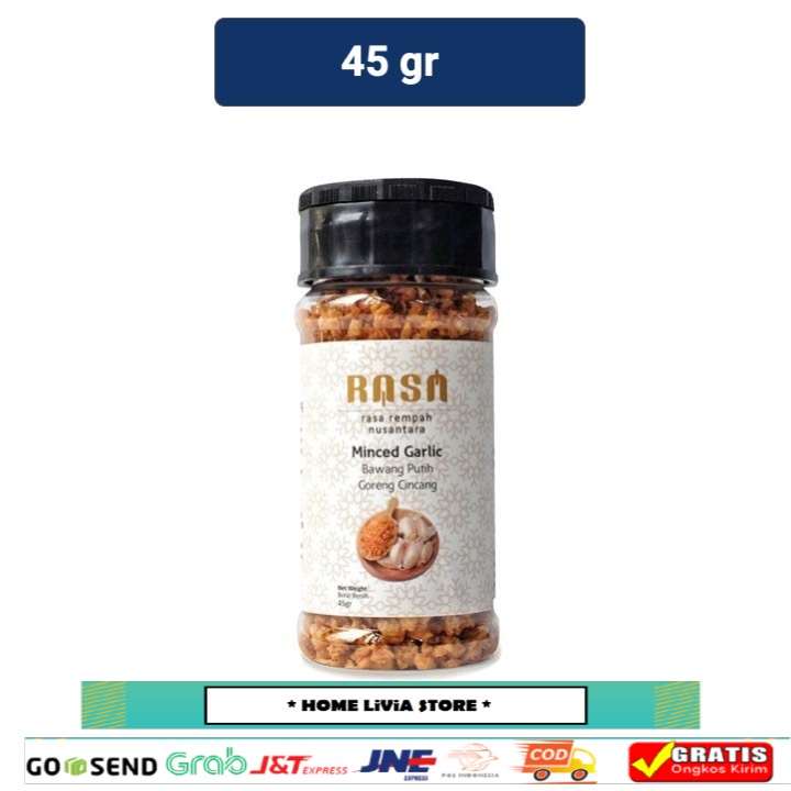 

Rasa Rempah Nusantara Minced Garlic / Bawang Putih Goreng Cincang 45 gr