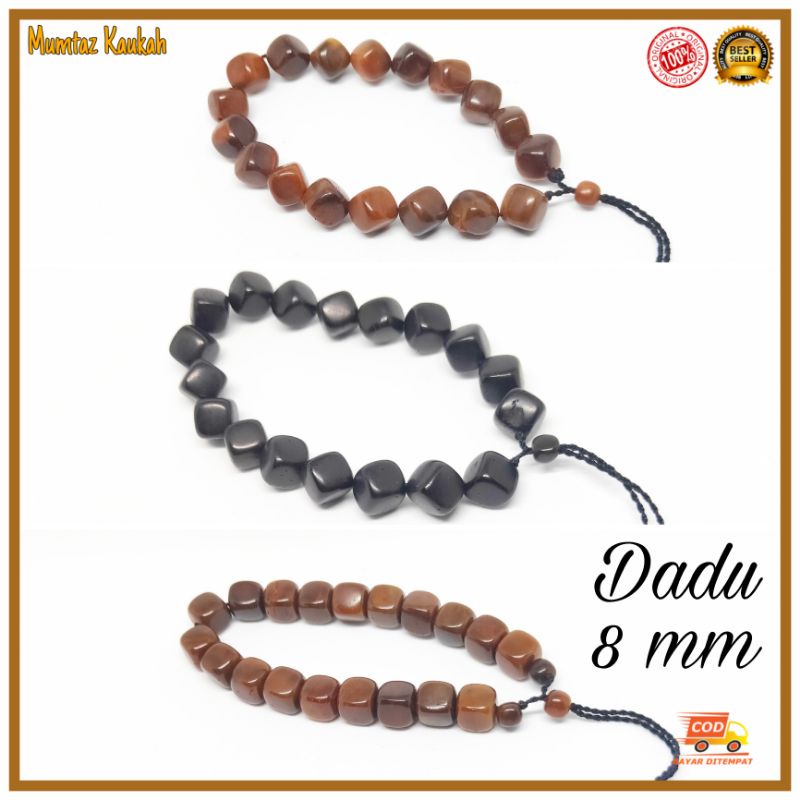 Gelang kaukah dadu besar 8 mm ori / gelang kaokah / gelang koka / gelang kokka / gelang kaoka