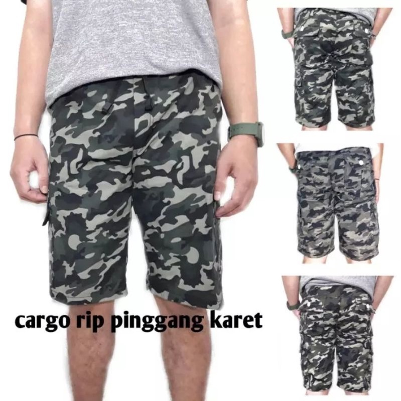 celana CARGO doreng motif