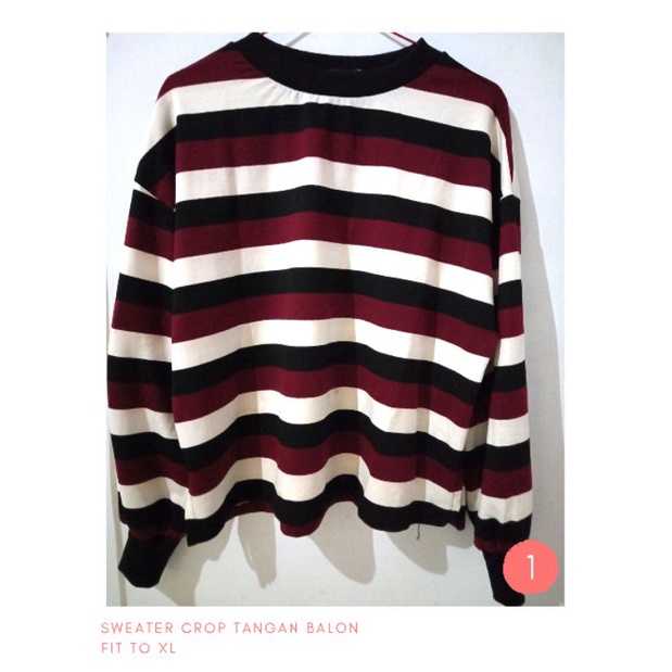 Sweater Top Shop lengan balon