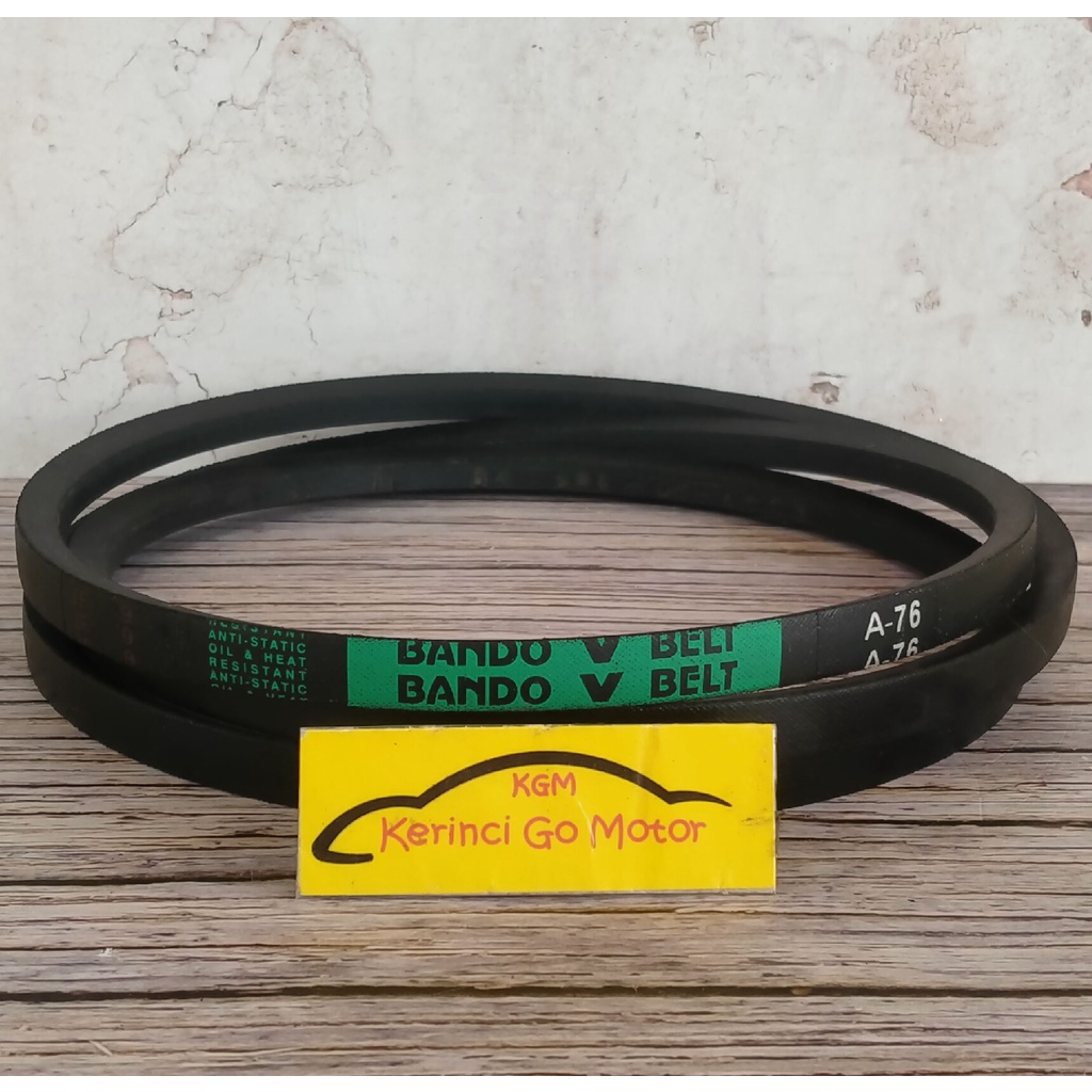 BANDO VAN BELT A-76 V BELT TALI KIPAS A76 FAN BELT VANBELT POLOS A-76