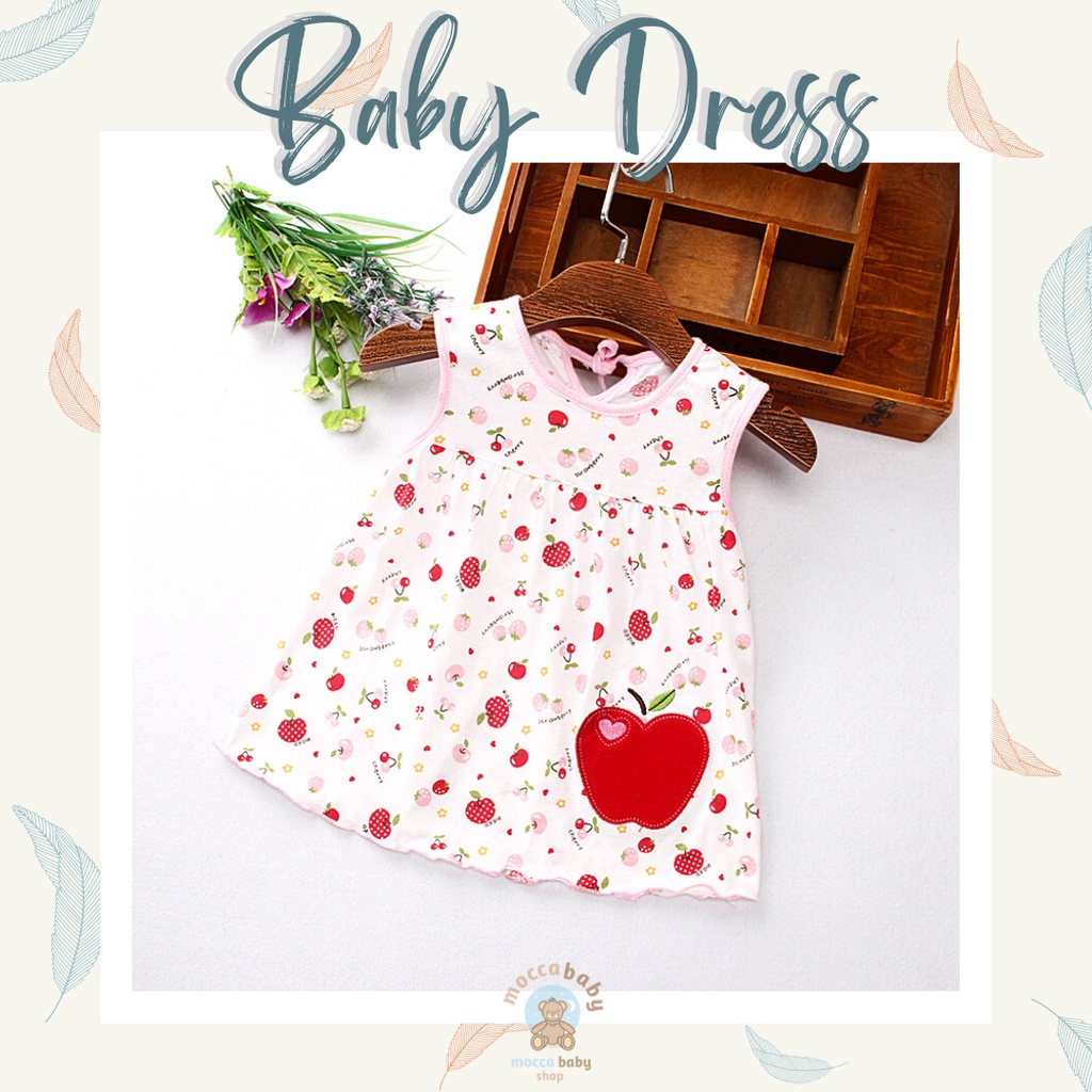 MBSS - Dress DEAR SUNNY Bayi Perempuan / Baju Bayi Cewek / Pakaian Bayi Perempuan Lucu / DS13