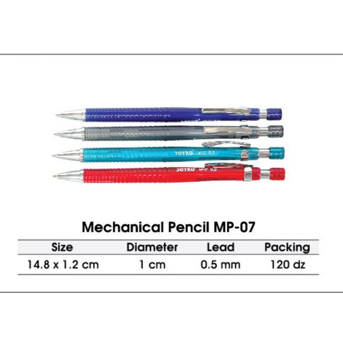 

PENSIL MEKANIK MP07 JOYKO 0.5 MURAH