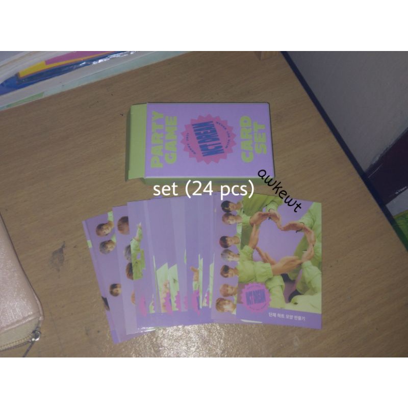 Game card set NCT Dream sg21 season greeting 2021; mark, renjun, jeno, haechan, jaemin, chenle, jisu