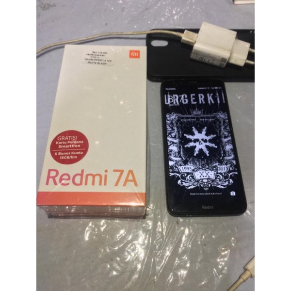 Hp Xiaomi Redmi 7A Ram 2/16 Black - 2nd (Bekas)