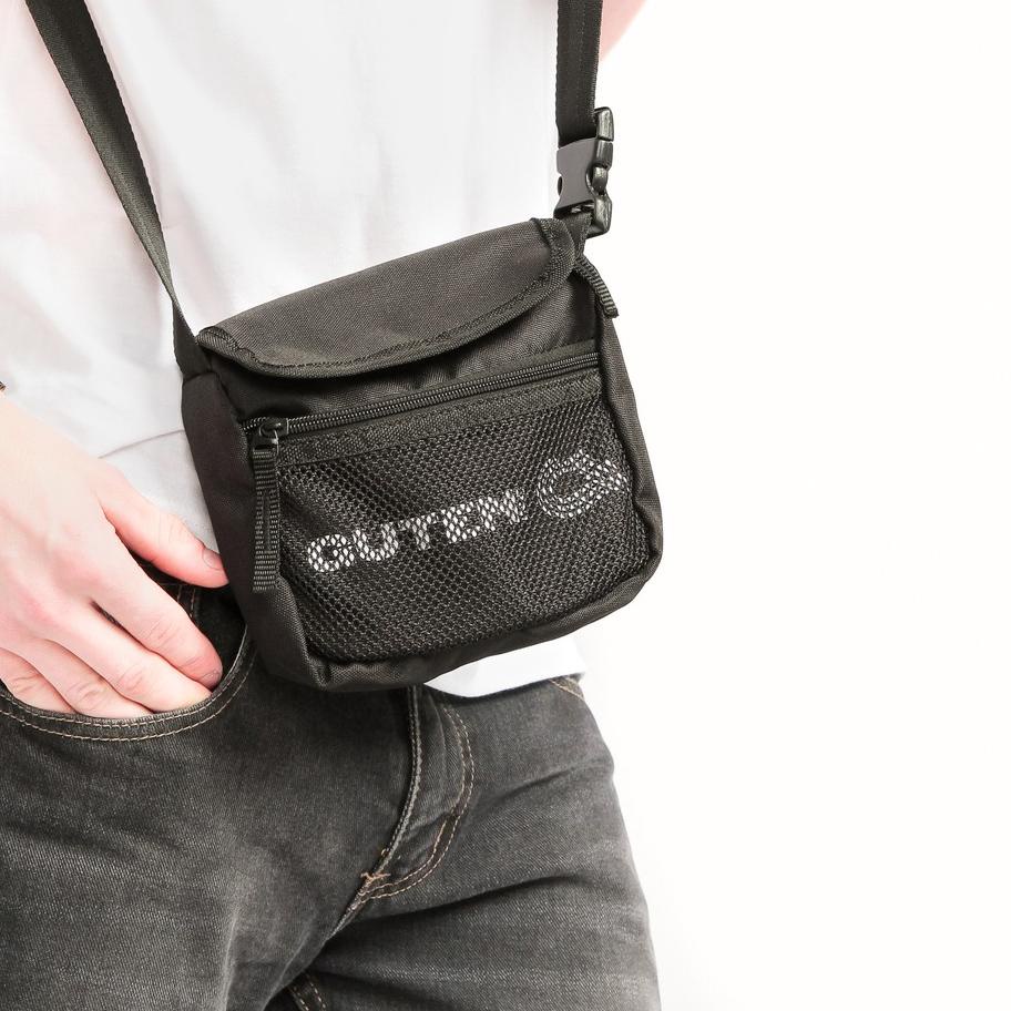 Guten Inc - Porte Black White Slingbag / Tas Selempang Pria