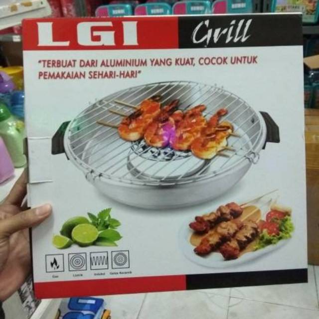  Happy  Call  Grill Alat  Panggangan Sate Bakaran Sosis 