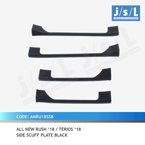 Sillplate Samping All New Rush 2018 Black
