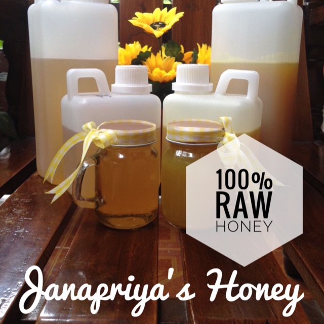 

madu mentah organik nektar bunga randu pati