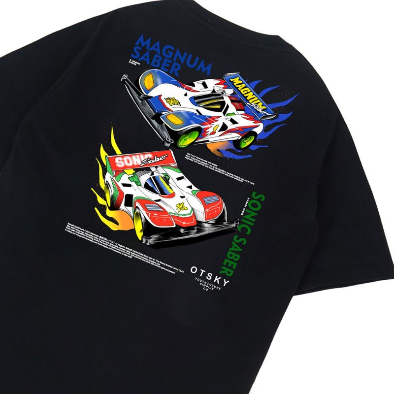 Kaos Anime Lets'go Tamiya - Hitam