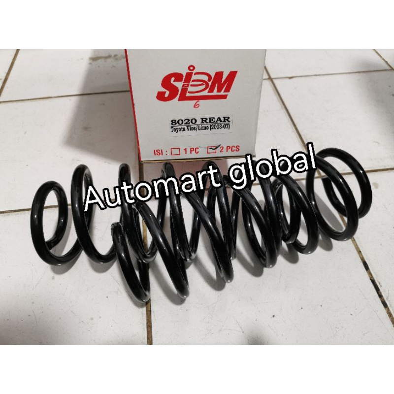 coil spring per keong belakang vios limo set 2pc l