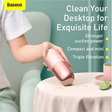 Baseus C1 Capsule Vacuum Cleaner Wireless Rumah Meja Sofa Kantor Mobil