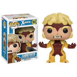 Funko POP Original Marvel X-Men: Sabretooth Bobble Head #181