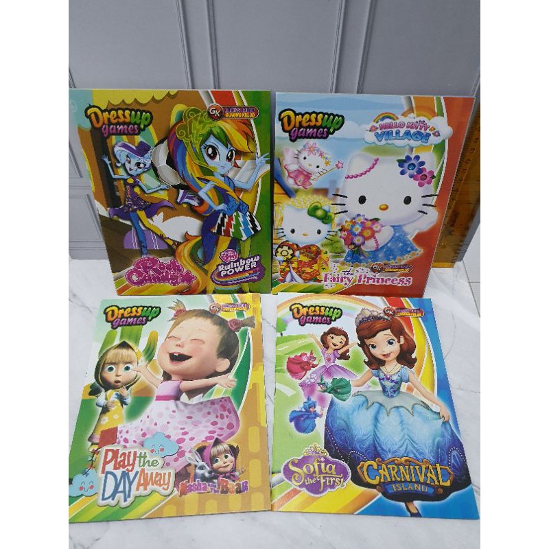 bongkar pasang kertas/mainan baju bajuan/Dress up-4