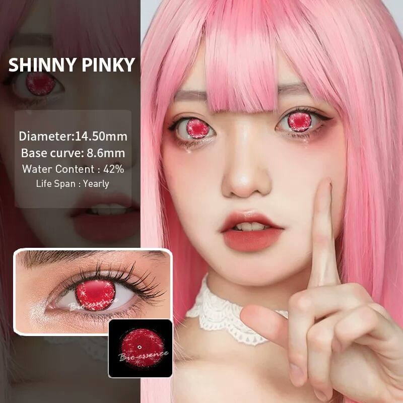 SOFTLENS COSPLAY ANIME ZOMBIE HALLOWEEN PINK SERRIES